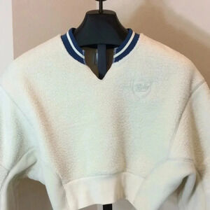 BDG Urban Outfitters Pink Cropped V-Neck Top